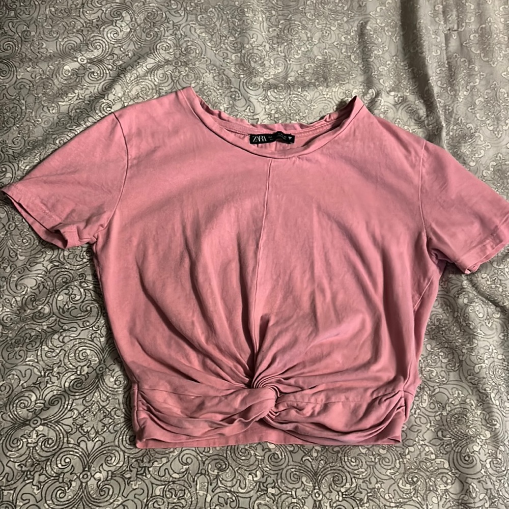 Zara top - light pink